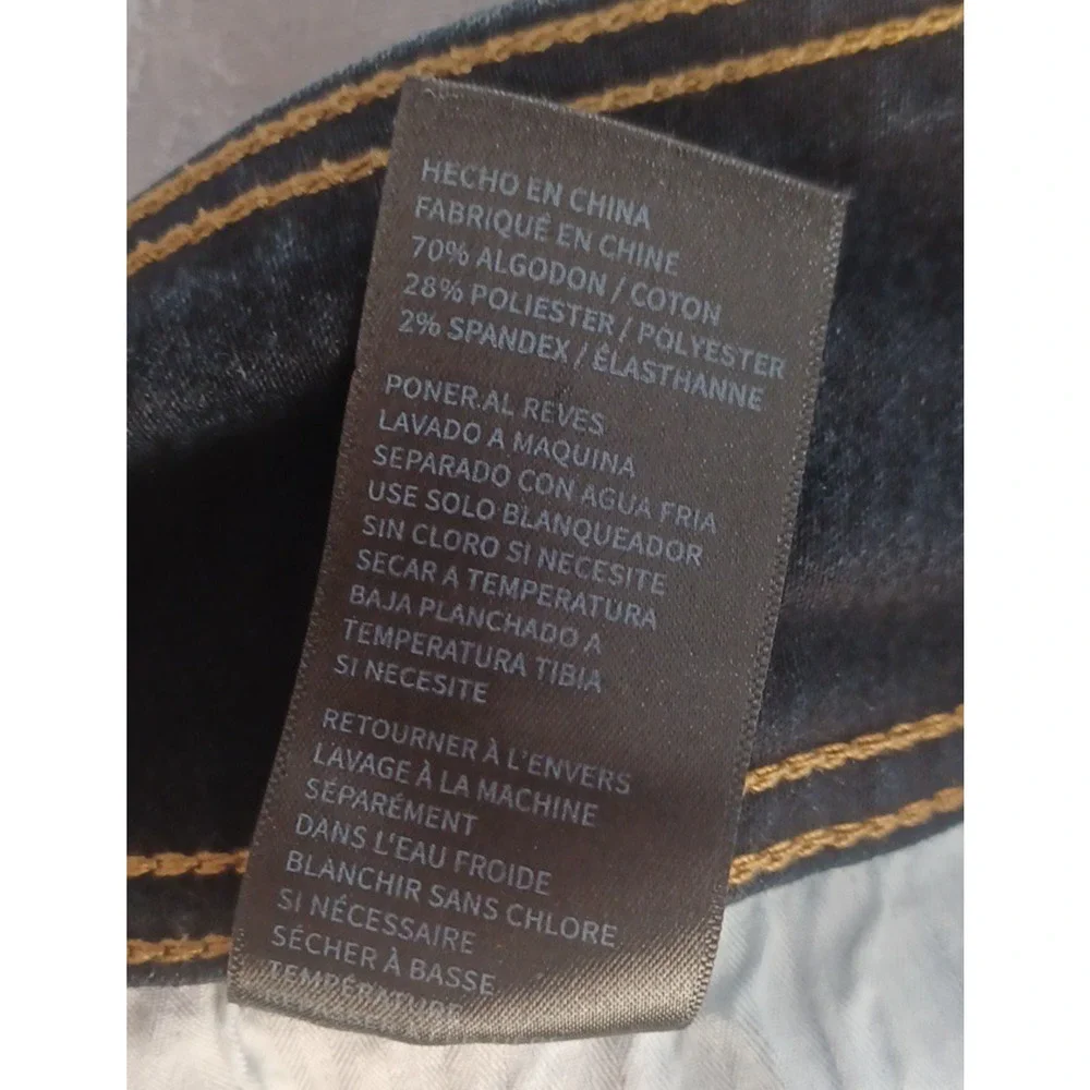 Copperflash Women's Denim Black Stretch Jeans Sz 18W High Rise Skinny
